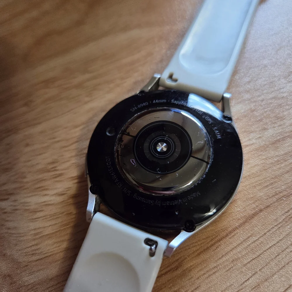 Samsung Smartwatch with Floral Strap - Cream